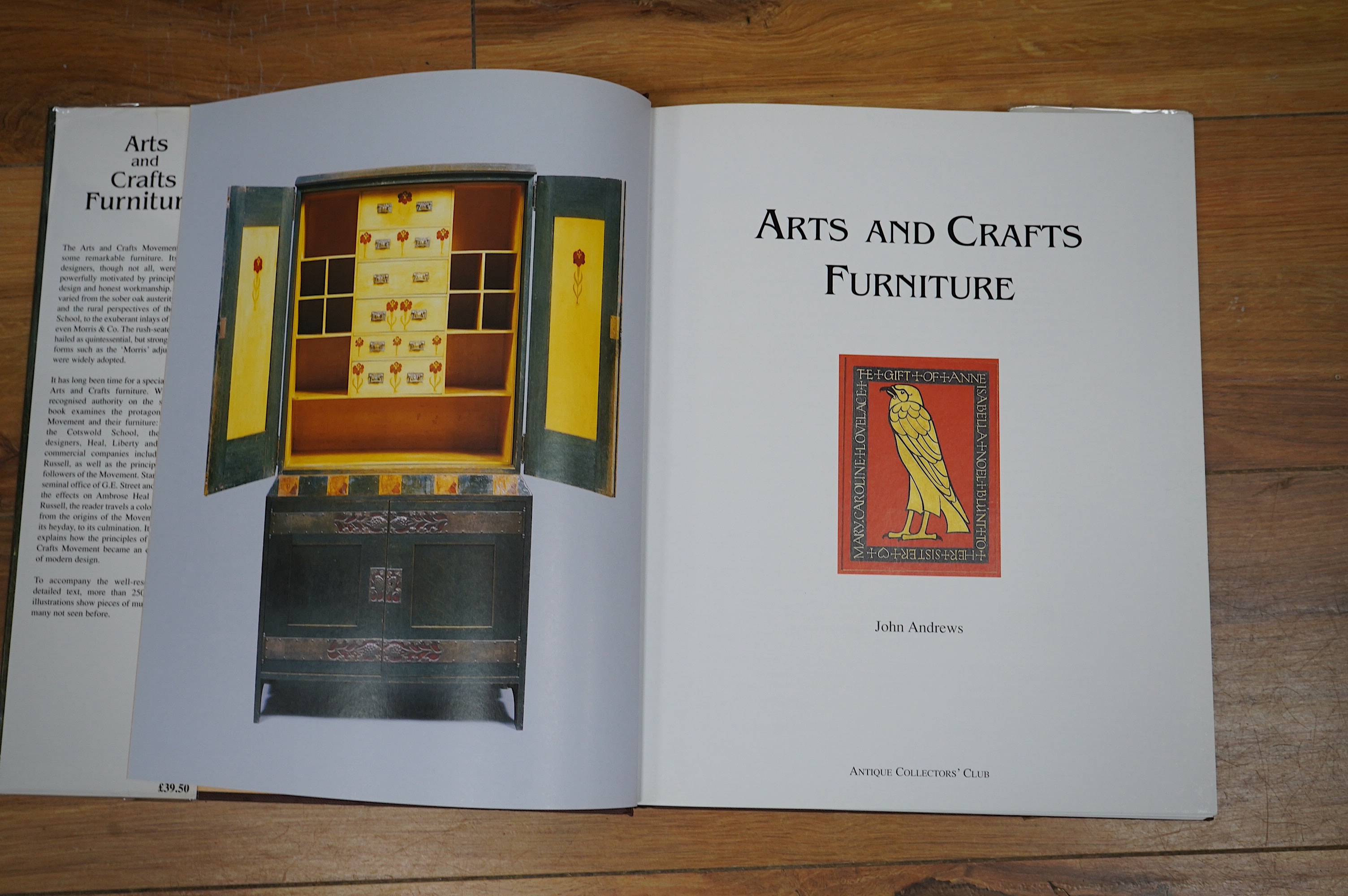 A group of Art Furniture reference books; Heal, O.S. Sir Ambrose Heal and the Heal Cabinet factory 1897-1939